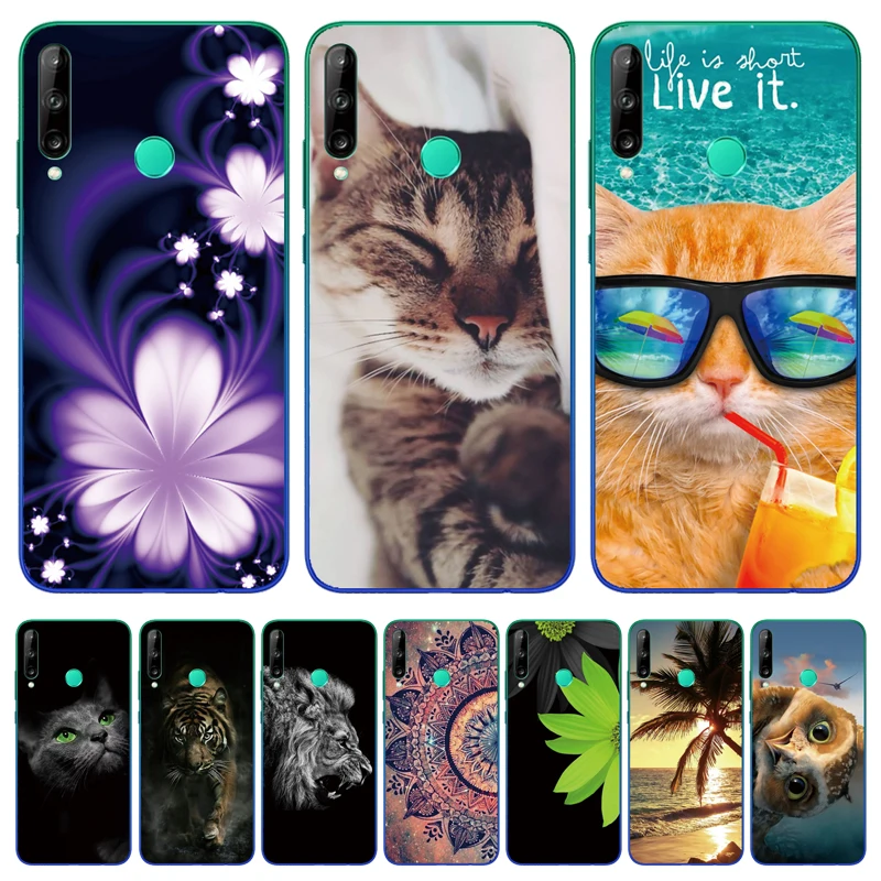 Чехол для Huawei P40 Lite E P40Lite P 40 силиконовый мягкий чехол из ТПУ телефона Y7P накладка