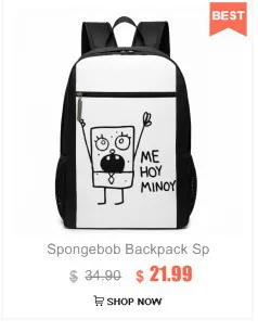 Spongebob Backpack Old Bold And Brash Backpacks High quality Trendy Bag Travel Multi Purpose Pattern Men- Women Teen Bags