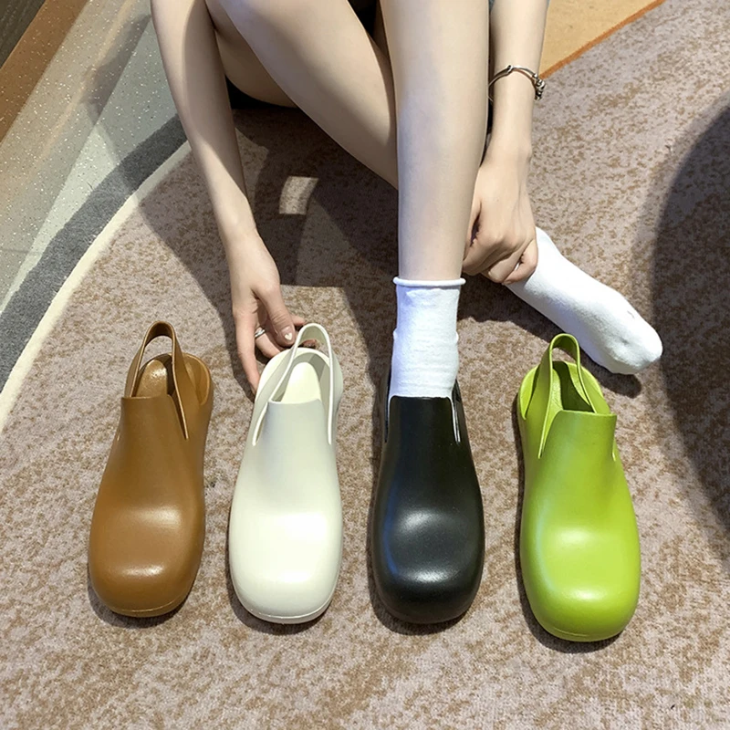 

Pvc Platform Sandals Ladies 2021 Beach Shoes Women Heels Designer Sandals Woman Flats Summer Shoes for Women Casual Sandles New