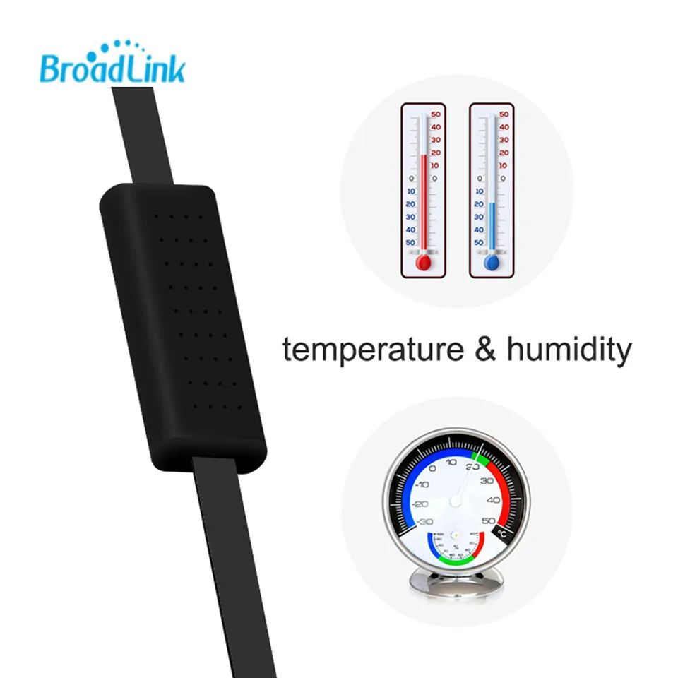Прочный HTS2 кабель Broadlink Tempetature датчик влажности для RM4 Pro/RM4 Mini | Электроника