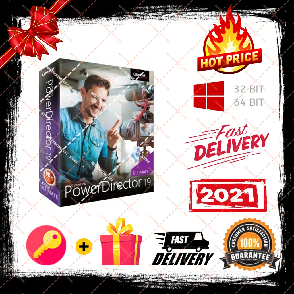 

Cyberlink Powerdirector 19 2021 | rgnl Key | N Crk | Fr Wndw | Lfetme