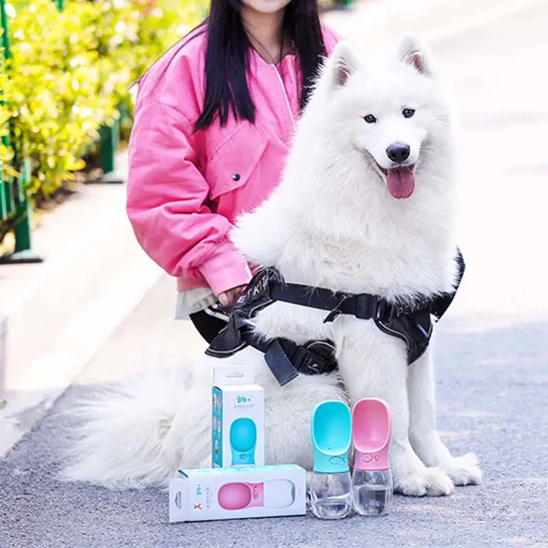 

Portable Pet Dog Water Bottle Soft Silicone Leaf Design Travel Dog Bowl For Small Large Dogs Travel Puppy Cat Drinking Bowl