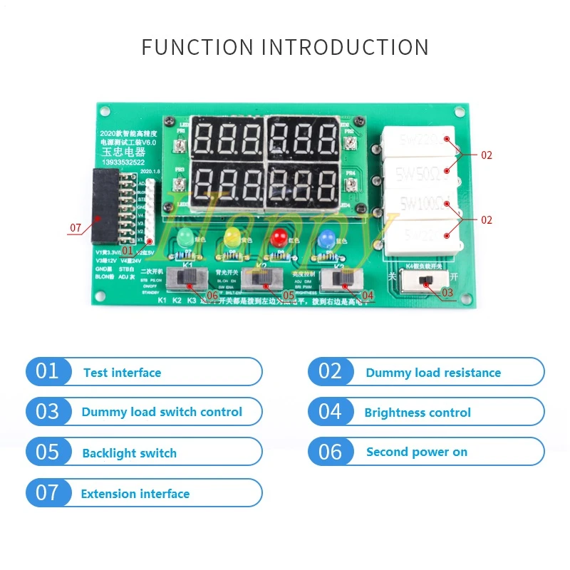 Многофункциональный блок питания для ЖК телевизора инструменты тестирования