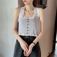 women camisole summer new lace halter small sling out wear inner wear tube top bottoming vest for ladies