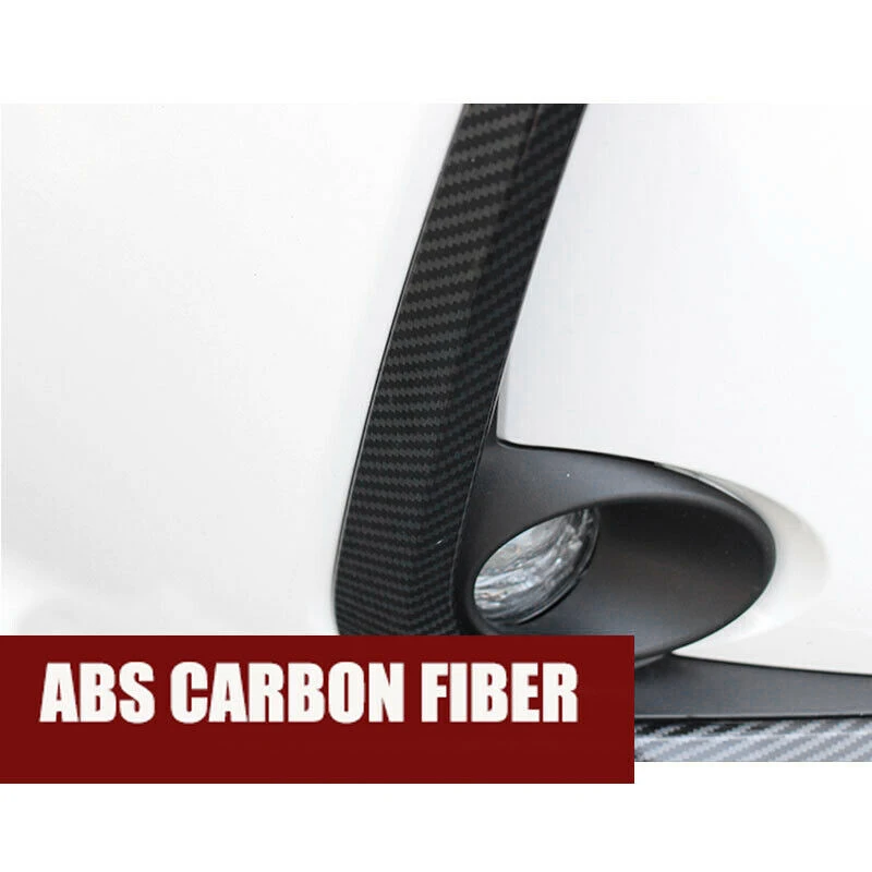 Для передних фар из углеродного волокна противотуманных обложки для бровей Toyota хор 2019|Аксессуары авто| |