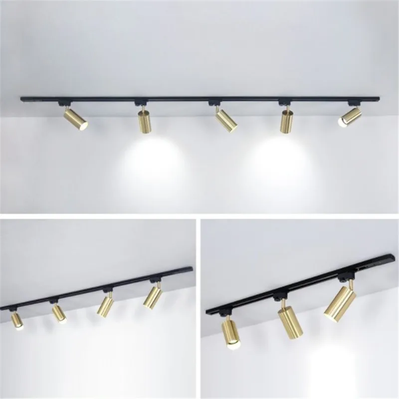 Потолочные светильники с поверхностью полный комплект светодиодные на рельсах