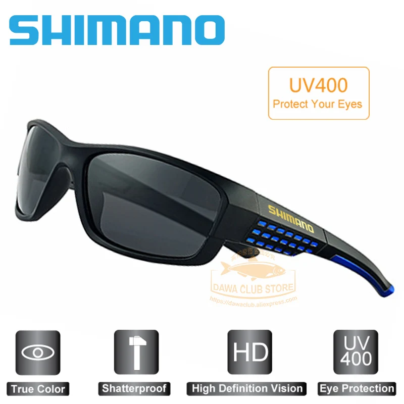 

2021 Men's Shimano Sunglasses HD Polarized Glasses UV400 Fishing Sunglasses New Male Cool Driving Sun Glasses Fishing Eyewear
