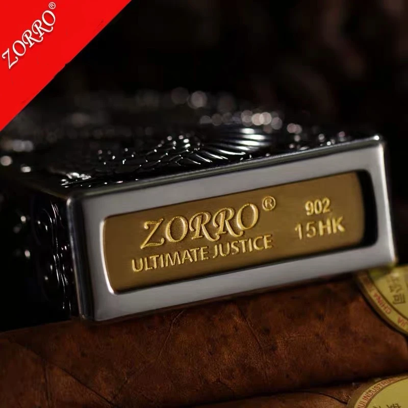 Zorro винтажная кремневые зажигалки бензиновая керосиновая Зажигалка