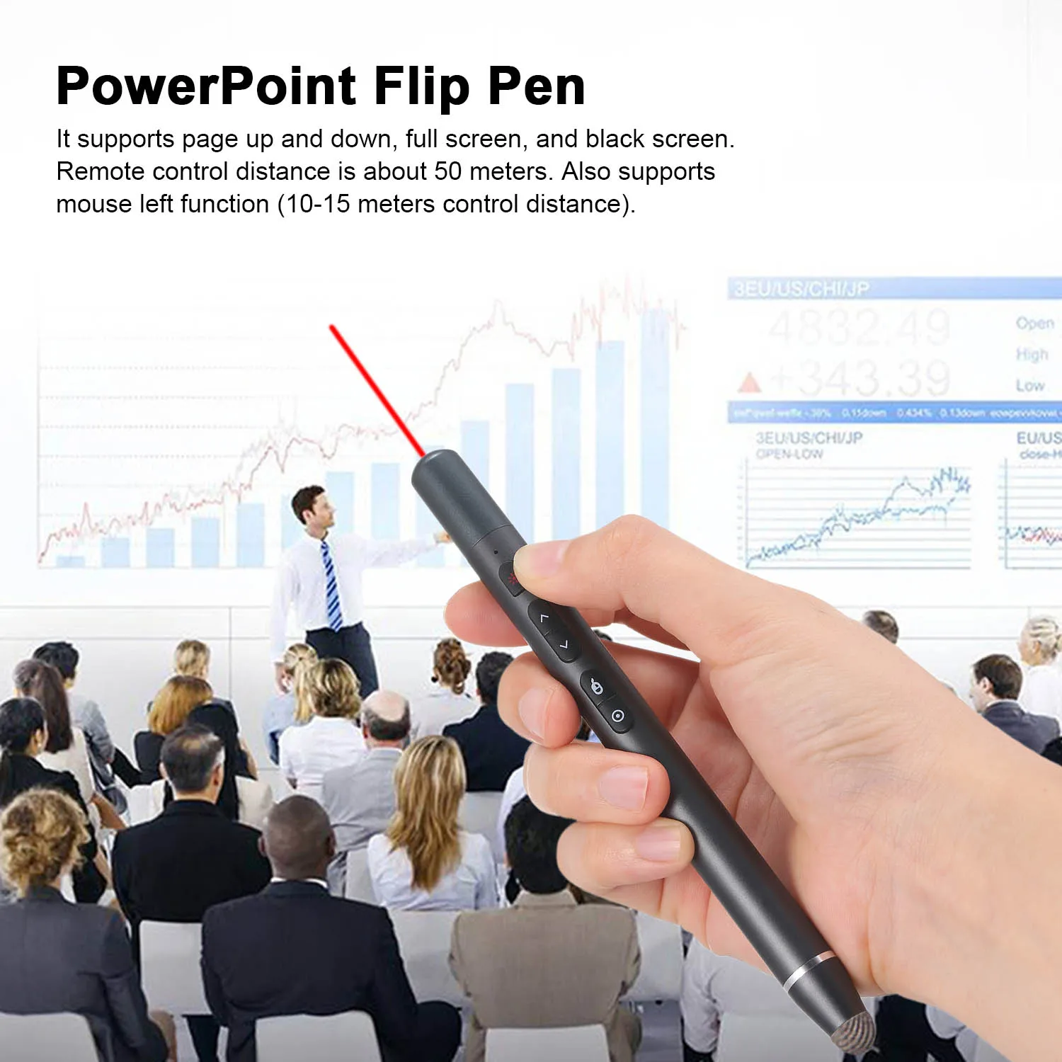 Лазерная указка с дистанционным управлением PowerPoint PPT беспроводная