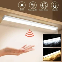 60 led motion sensor under cabinet closet light usb rechargeable kitchen lamp wireless under cabinet light
