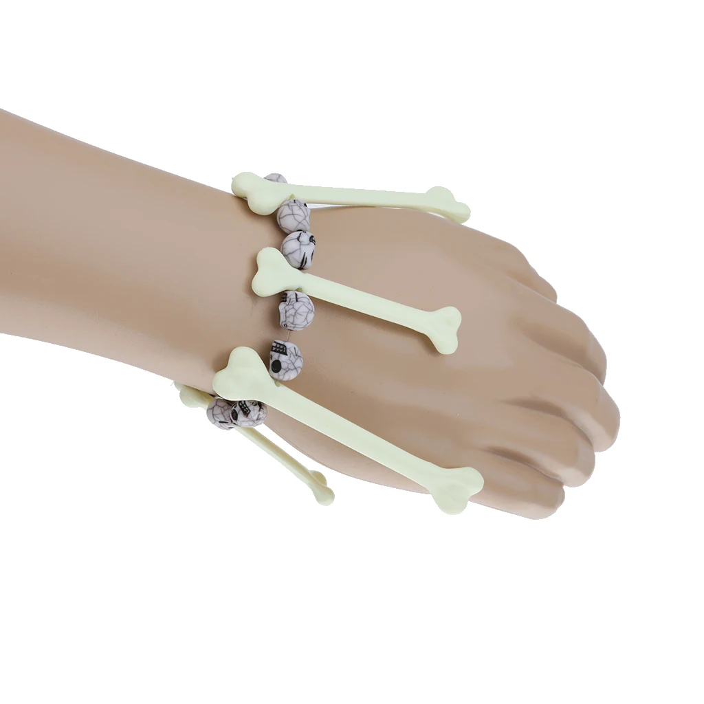 Индийский кости череп браслет из бисера Навахо бижутерия | Украшения и