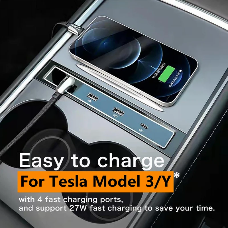 

Док-станция для Tesla Model 3 Y, 27 Вт, USB