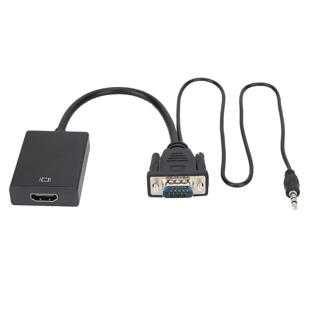 Кабель видеоконвертера нового поколения с аудиоразъемом VGA в HDMI-совместимый
