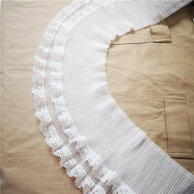 Белое Плиссированное свадебное платье из тюля 15 см широкая двухслойная