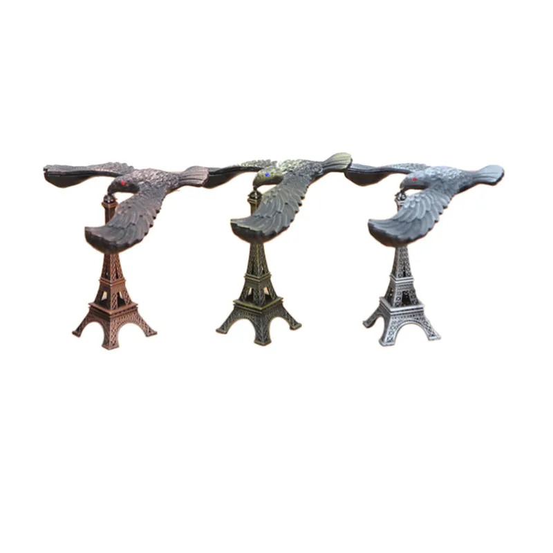 Eagle Model Balance Metal Rotating Creative Crafts Landmark Building Decoration Eiffel Tower Toy | Дом и сад