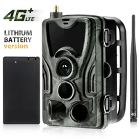 4g ftp smtp mms sms control 20mp hunting trail camera hc801lteli with lithium battery wireless wildlife cameras 0 3s trigger