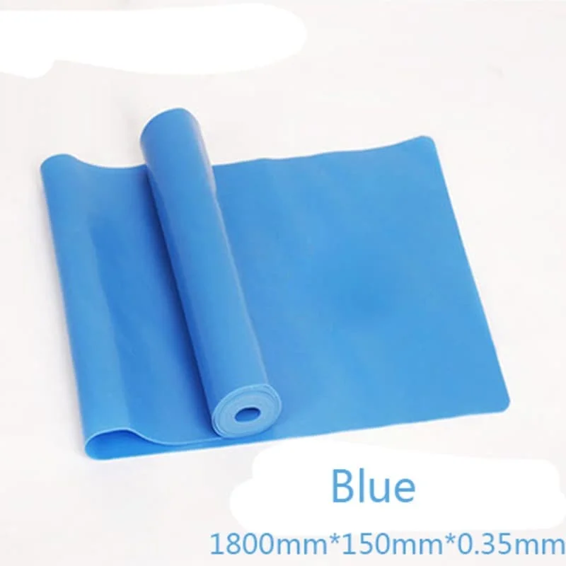 

Yoga Pilates Stretch Resistance Band Exercise Fitness Band Training Elastic Exercise Fitness Rubber 150cm natural rubber