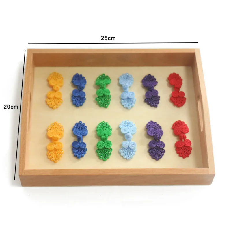 Деревянный лоток Монтессори Набор обучающих сенсорных игрушек для детей