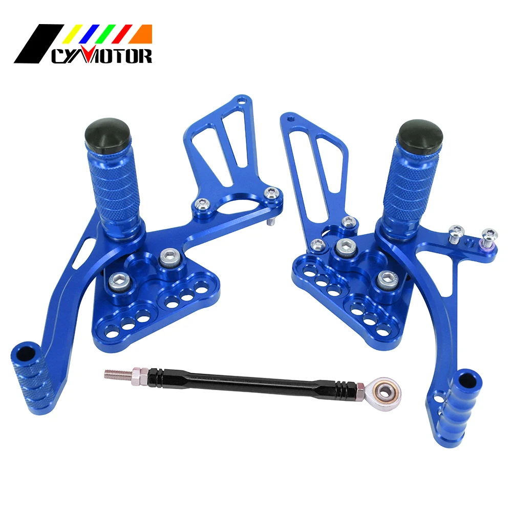 Мотоцикл с ЧПУ Регулируемые подножки подножек для SUZUKI GSXR600 GSXR750 GSXR 600 750 2006 2007 2008 2009