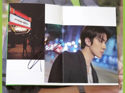 Подписанный EXO SC SeHun Chanyeol autographed What a Life mini 1-й альбом k-pop 79
