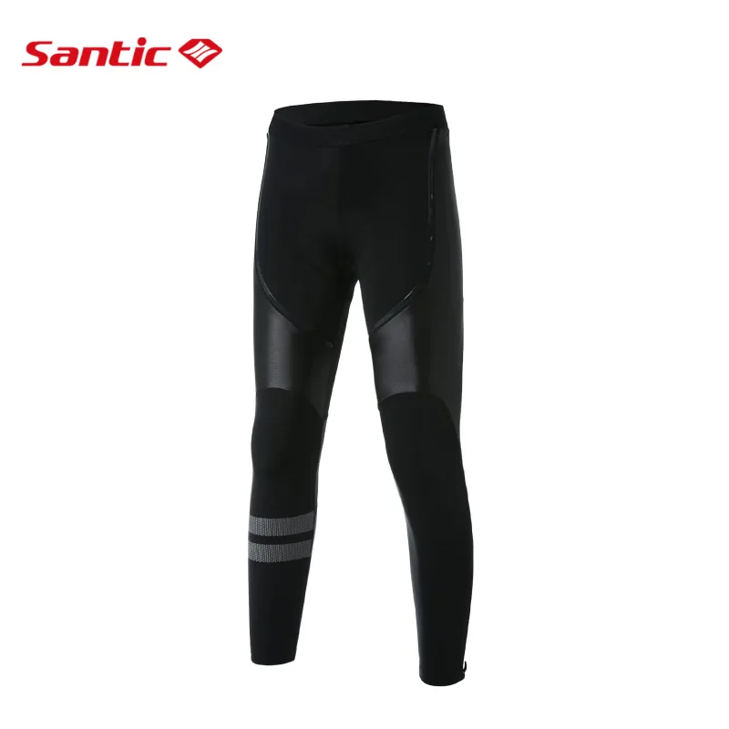 Santic Men Cycling Pants Long Quick-drying Breathable Sports Trousers Mtb Bike Pants Downhill Bicycle Sweatpants Mens Asian Size