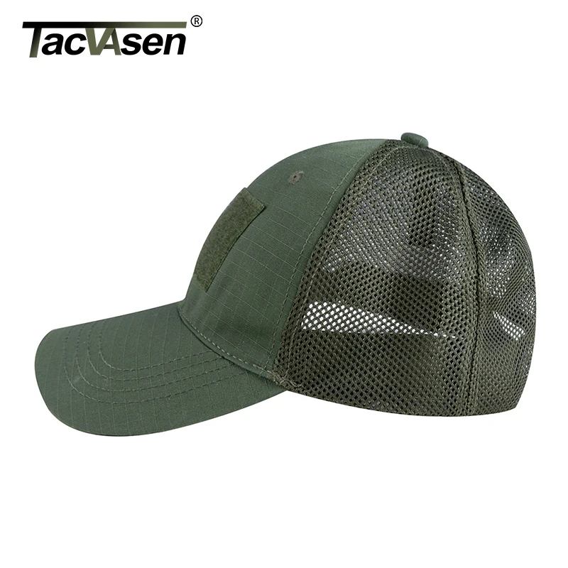 Тактическая бейсболка TACVASEN мужская сетчатая Кепка в стиле милитари камуфляжная
