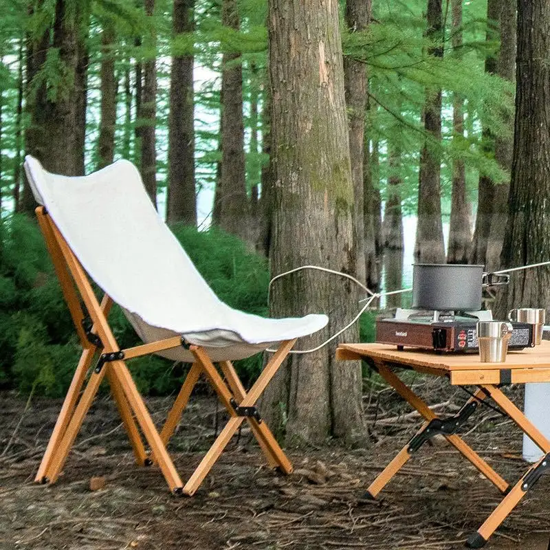 저렴한 휴대용 초경량 캠핑 의자 야외 휴식 접이식 피크닉 의자 우드 그레인 낮잠 낚시 비치 가든 의자, 낚시 해변 피크닉 의자