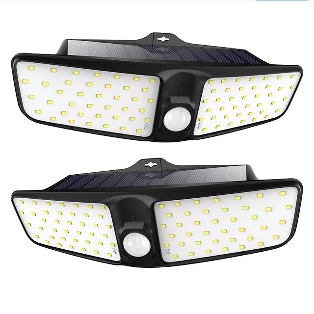 2 Packs Mpow 80 светодиодный Солнечный настенный светильник s беспроводной IP65 водонепроницаемый беспроводной безопасности лампа на солнечной батарее с датчиком движения Luz Солнечный светодиодный Para внешний вид - Испускаемый цвет: 2 Packs