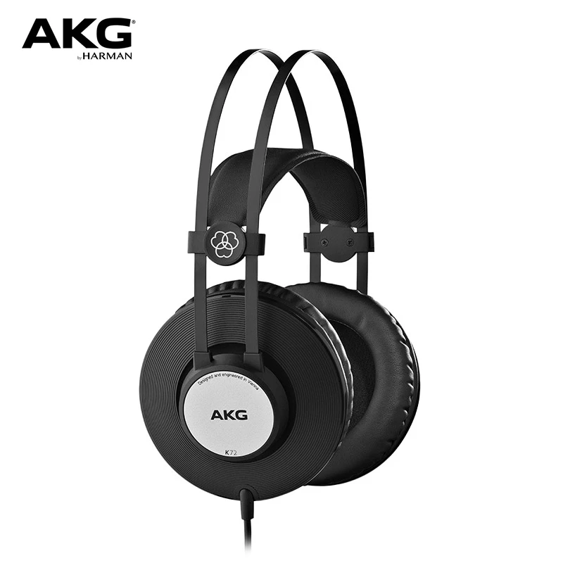 

Original AKG K72 wired head-mounted professional monitor headset sound engineer HiFi music headphone for windows MAC smartphone
