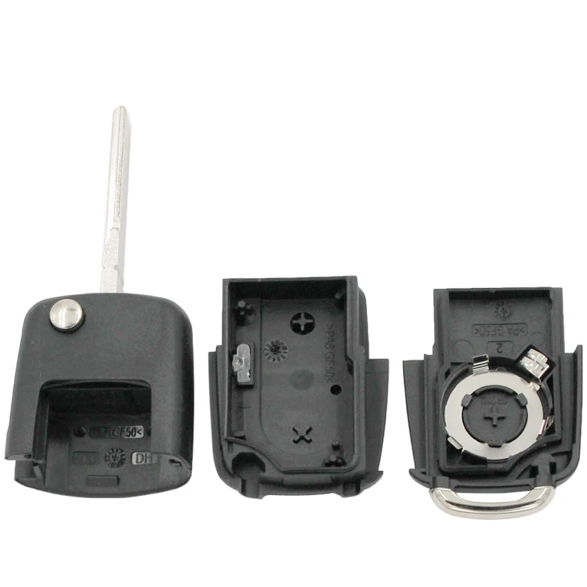 2 кнопки 3 раскладной чехол для ключа Volkswagen Bora Seat Passat Polo Skoda Octavia (большая позиция