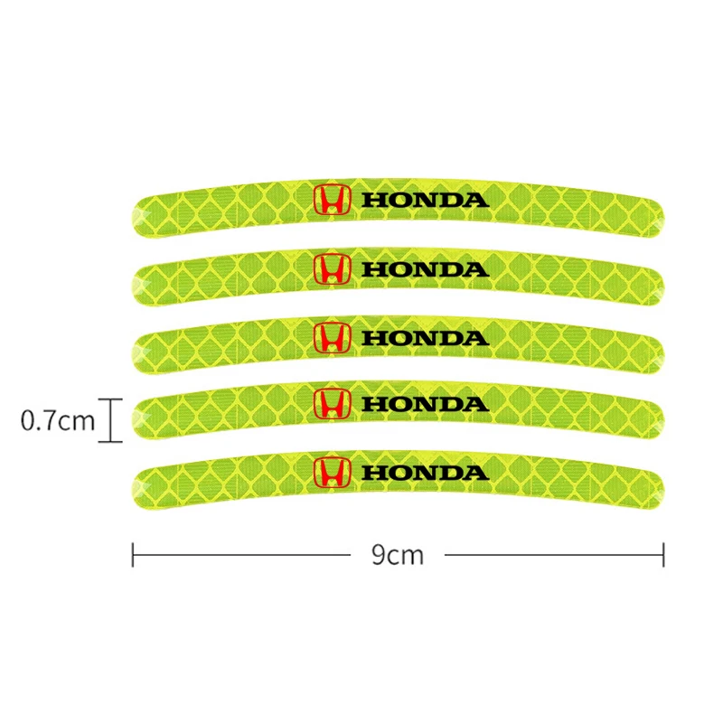 20 шт. декоративные светоотражающие наклейки на колеса автомобиля Honda Mugen Power Civic