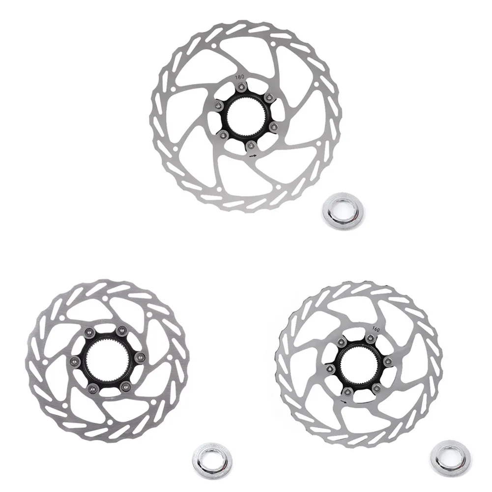 

140/160/180mm Disc Brake Rotor MTB Bicycle Hydraulic 6-Bolt For SHiman0 Bike Stainless Steel Disc Brake Replacement Accessory