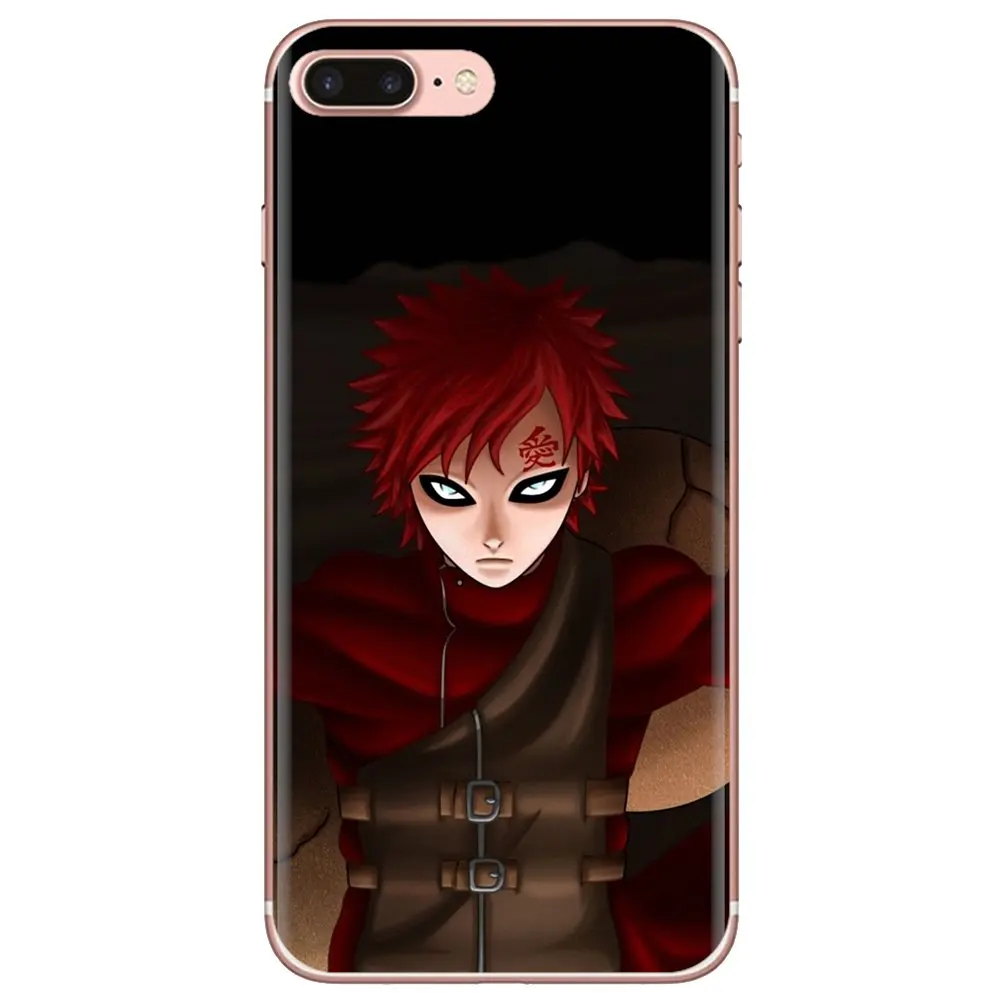 Силиконовый чехол для телефона iPhone 11 Pro 4 4S 5 5S SE 5C 6 6S 7 8 X XR XS Plus Max iPod Touch Anime Naruto Gaara |