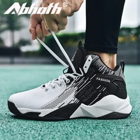 abhoth mens fashion mens shoes high top breathable basketball shoes lightweight wearable mens basketball sneakers large size