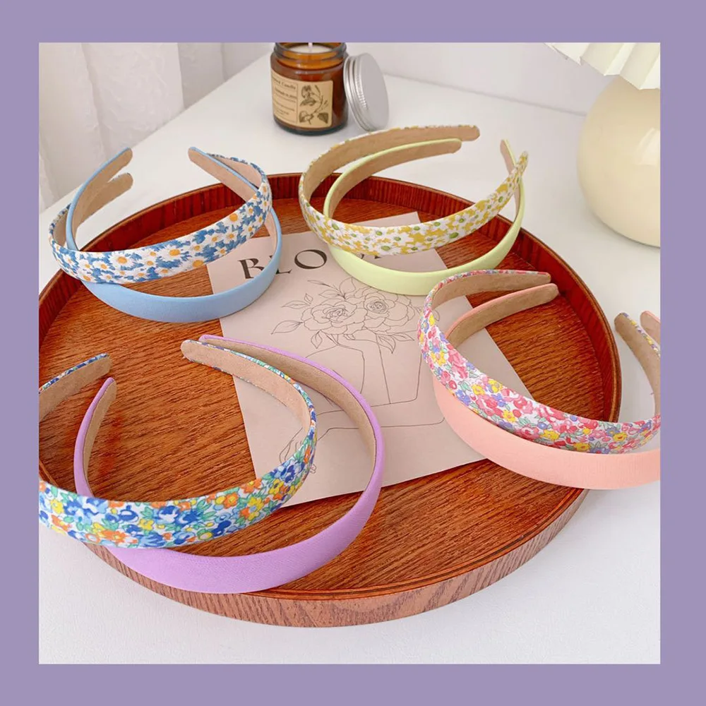 Ободок для волос Однотонный женский Модный классический бандаж сделай сам