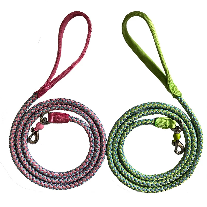 

Non-slip Large Dog Leash pet training Leashes Big dog Lead walking Reflective Traction Rope line for Medium big dogs soft handle