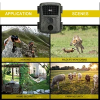 mini 12mp hunting wild trail camera outdoor night view motion detection waterproof hunting camera for home garden farm security
