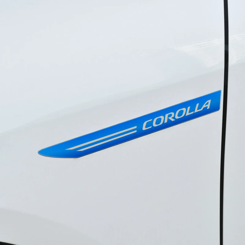 3D Стайлинг автомобиля металлические наклейки для Toyota COROLLA боковой значок на