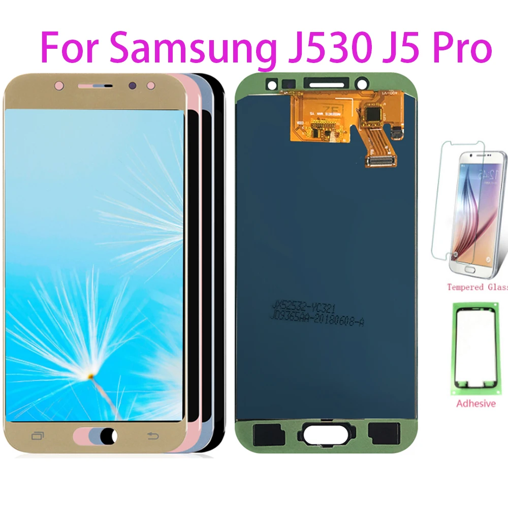 Тестовый ЖК экран для Samsung J530 Регулируемый дисплей дигитайзер сенсорного экрана