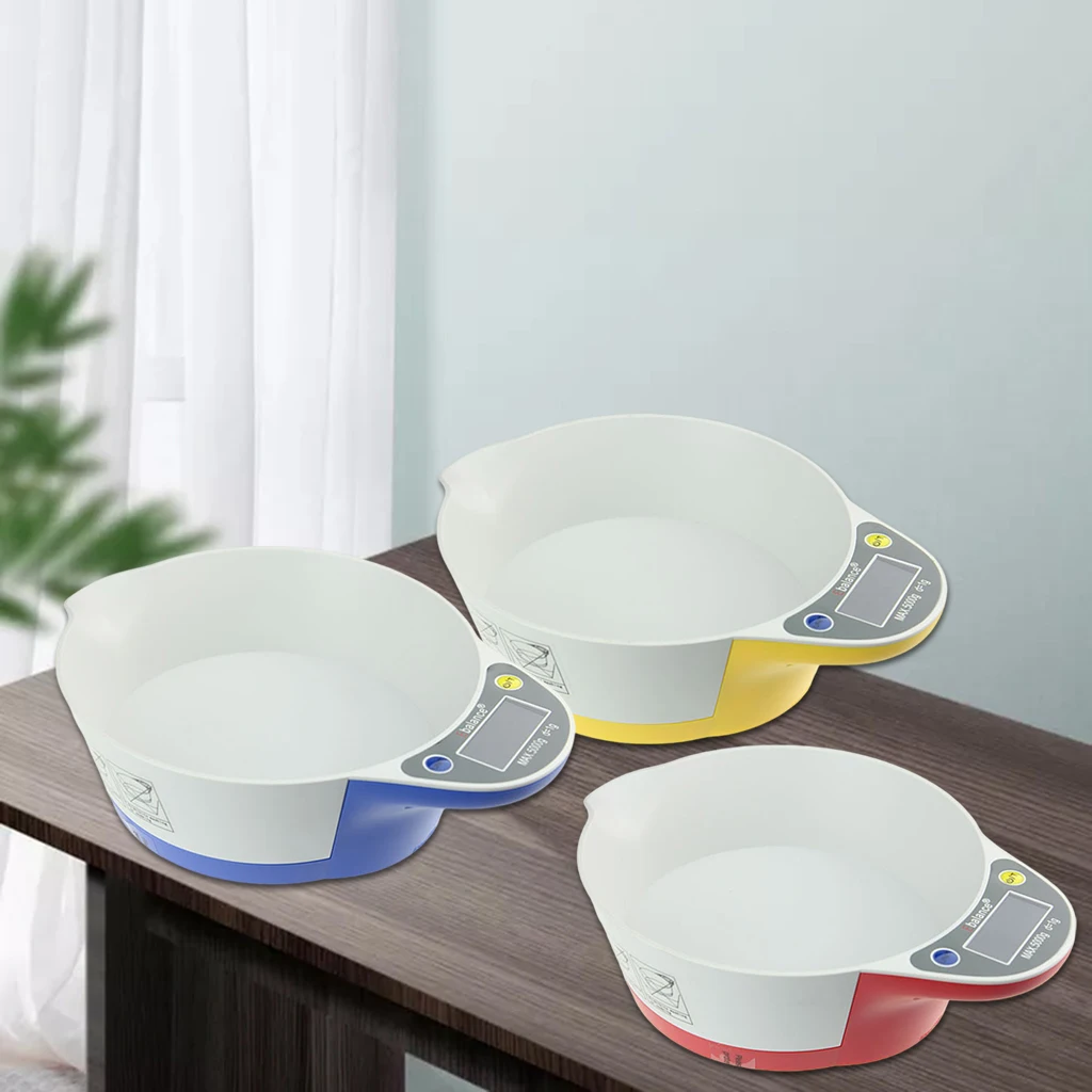 

5kg/1g Kitchen Gram Scale Cooking Weight Loss Precision Balance Weighing