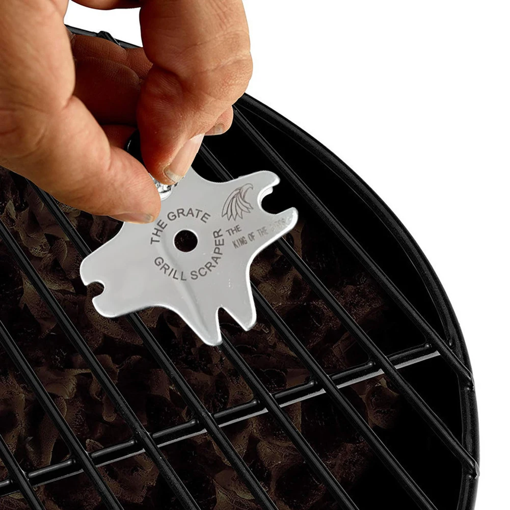 

Portable Metal BBQ Grills Grate Cleaner Cleaning Barbecue Scraper Scrubber Tool Grill Cleaning Barbecue Cleaning Grill Scraper