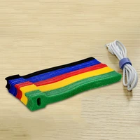 releasable cable ties 50pcs colored plastics reusable cable ties nylon loop wrap zip bundle ties t type cable tie wire