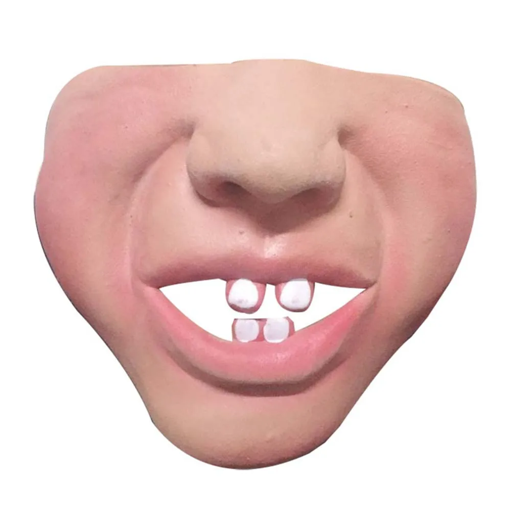 Смешная и страшная латексная маска клоуна на половину лица Вечерние Маски для