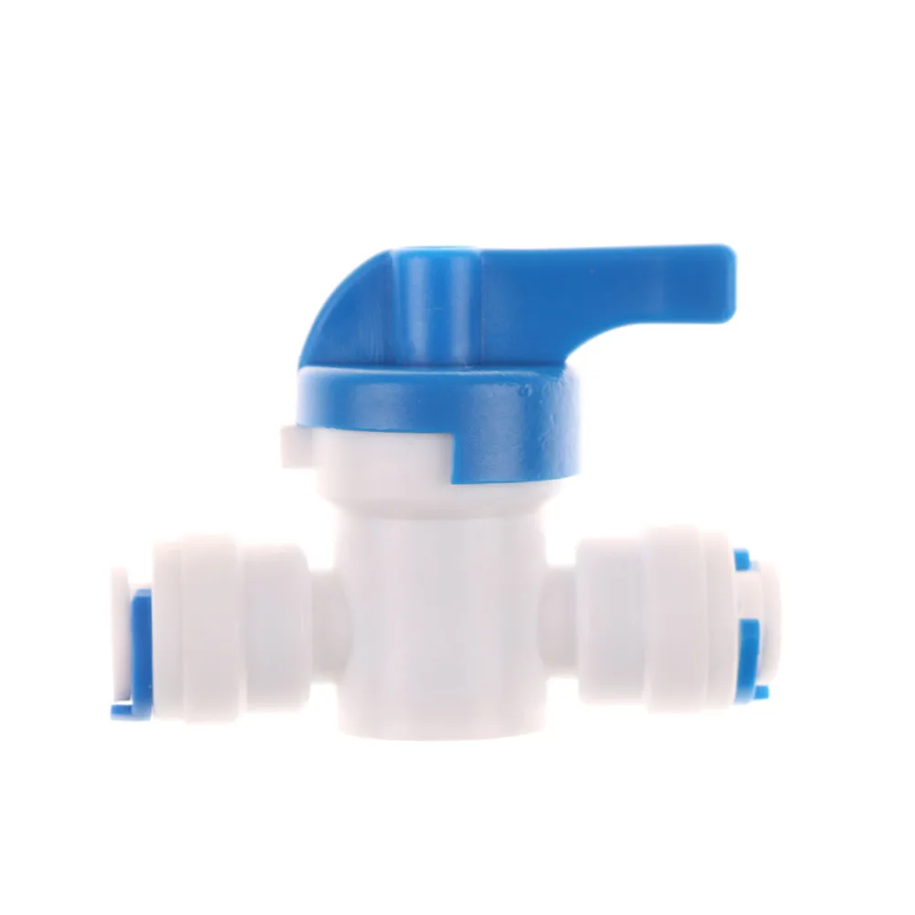 

1 x 1/4'' Inline Ball Valve Quick Connect Shut off RO Water Reverse Osmosis Ball Valve Switch