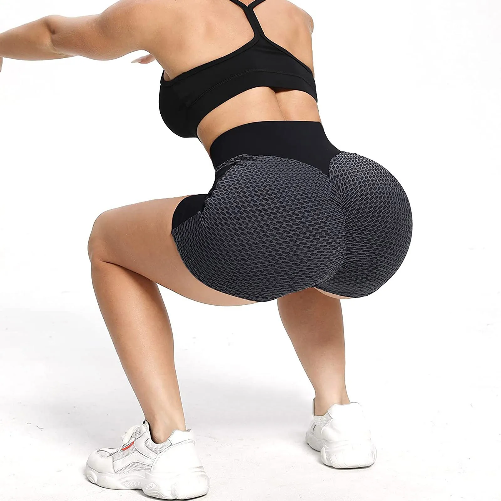 

Women's Patchwork Yoga Shorts Workout Leggings Fitness Sports Running Yoga Athletic Pants Biker Shorts Gym Leggings Shorts#40