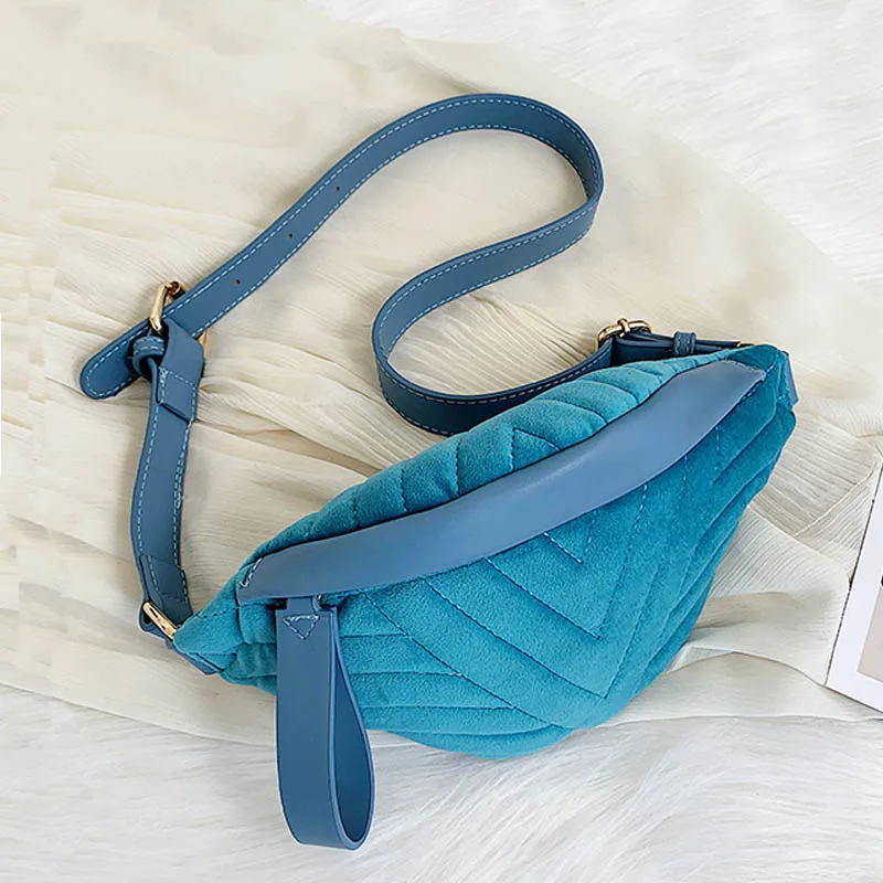 

Casual Travel Belt Bag Fashion Chest Shoulder Bag For Women 2020 Waist Bags Winter Fanny Pack High quality Zipper Pouch #25