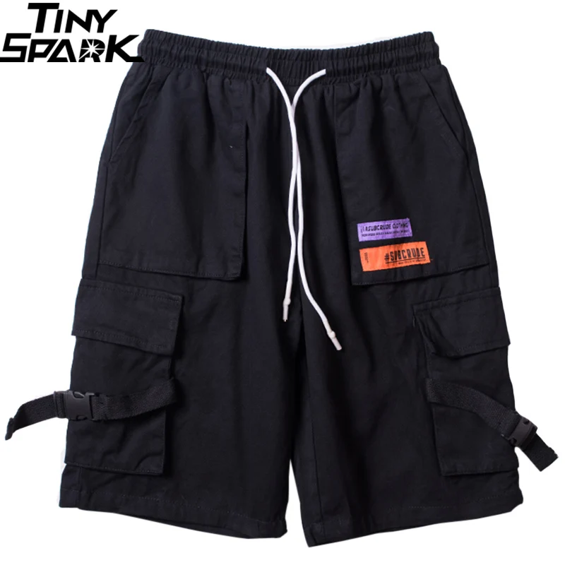Лето 2019 мужские шорты Харадзюку хип хоп Карго короткие камуфляжная уличная
