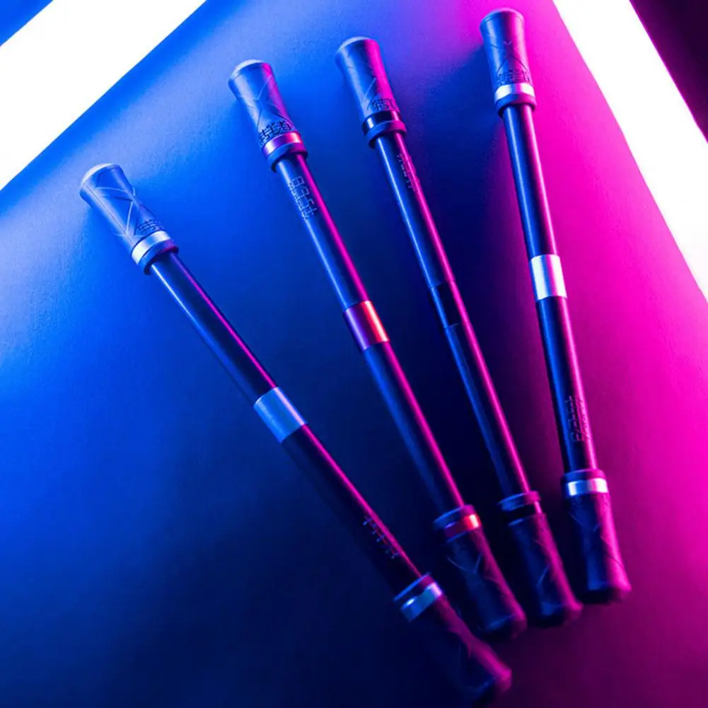 Симметричная точка баланса практичная черная ручка самурая Спиннер Вращающаяся