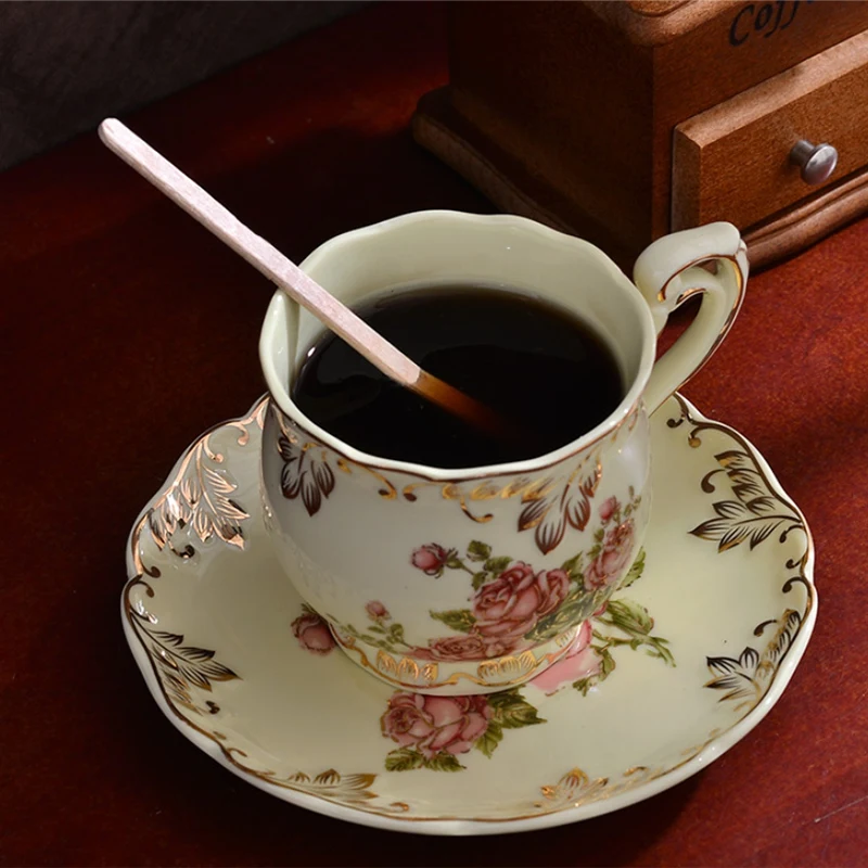 Disposable Natural Wooden Coffee Stir Sticks Wood Stirrer Stirring Rod 14Cm Stick Tea |