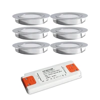 IP65 Ultra-thin 12V 24V Mini Led Bulb Downlight Lamp With Dimmable Slim AC100-240V Transformer Kitchen Cabinet Lighting